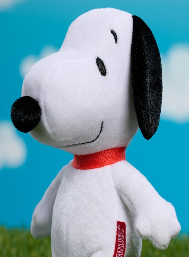 Peanuts Small Plush Snoopy, 7-inch Stuffed Animal, Kids Toys for Ages 3 Up by Just Play - Image 3